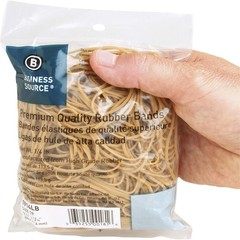 Business Source Rubber Band, Natural (1914LB) #19 (Pack of 425),