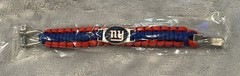 New York Giants Paracord Survival Bracelet 9 Inch Sturdy Alloy Closure