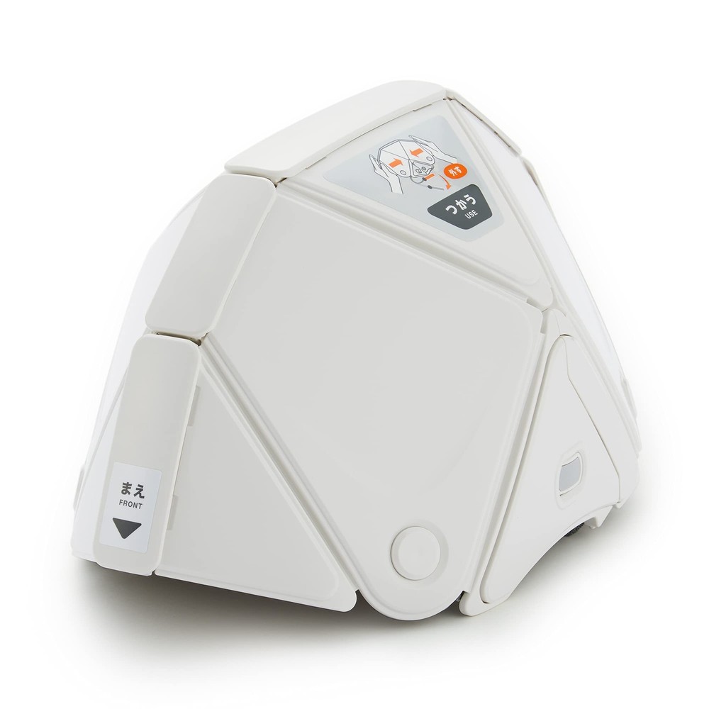 MUJI Foldable Helmet White MJ-FH2 44913314 W28.5xD20.8xH15cm PP Resin, ABS NEW