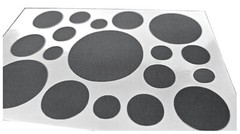 x-repair 18pcs Self Adhesive Repair Patches Circles Repair Stickers Nylon