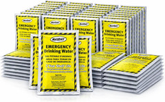 Mayday Pouch Water, Coast Guard Emergency Water, 5-Year Shelf Life, Disaster Pre