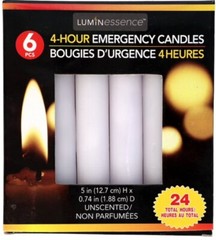 12 Emergency Candles Long Burn Power Outages, Camping, Survival, Prayer Candles