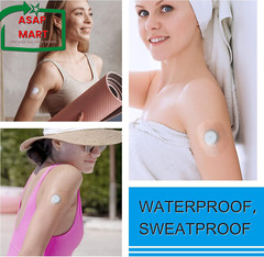 Freestyle Sensor Adhesive Bandage Patches for Libre 2 Cover Waterproof Clear Fil