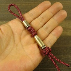 Brass “Bullet” knife Lanyard Bead Paracord beads crafted for EDC gear XLH049
