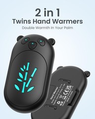 Aaolin Hand Warmers Rechargeable 4 Pack 6000Mah Electric Hand Warmer Reusable
