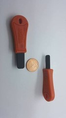 2 Rod Striker/Scraper Blade Firesteel Ferro Flint Ferrocerium EDC / BOB ORANGE