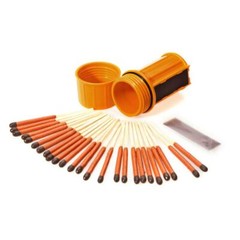 UCO Stormproof Match Kit with Waterproof Case x 25 Count with 3 Strikers
