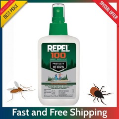 Repel 100 Insect Repellent 4 oz. – DEET Pump Spray 10Hr Mosquito Tick Protection