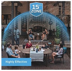 Thermacell MR-PSL Patio Shield Mini Black Outdoor Repellent Mosquito Repeller
