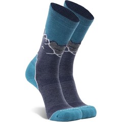 FoxRiver Adult Hike Sumter Lightweight Crew Socks, XL, Navy X-Large,