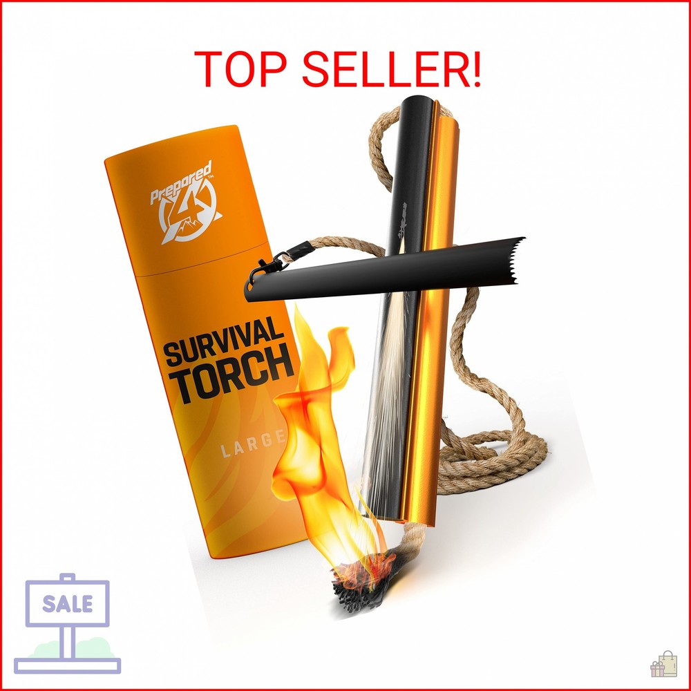 Fire Starter Survival Tool – All-in-One Patented Flint and Steel Fire Striker Ki