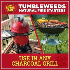 Fire Starter Charcoal 40 Pack Wood Natural Water Resistant No Odor Camping