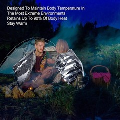 9 Mantas de Emergencia Termicas de Mylar para Supervivencia Camping y Hiking