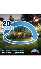 Thermacell E-ZoneGuard Patio Rechargeable Mosquito Repellent 2-Pack 20ft 24hr