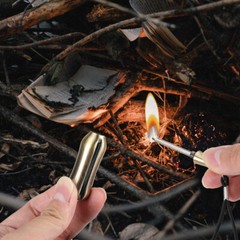Emergency Magnesium Flint Fire Starter Ferro Rod Lighter Outdoors Survival Tool