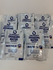 Datrex Emergency Drinking Water 4oz / 125ml – 8 Bags (EXP: 03/2024) EXPIRED