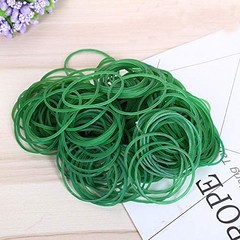 AMUU Rubber Bands 300pcs Green Small for Office 300PCS,
