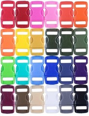 Paracord Planet 3/8″ Contoured Side Release Buckles Plastic 10-Pack DIY Crafts