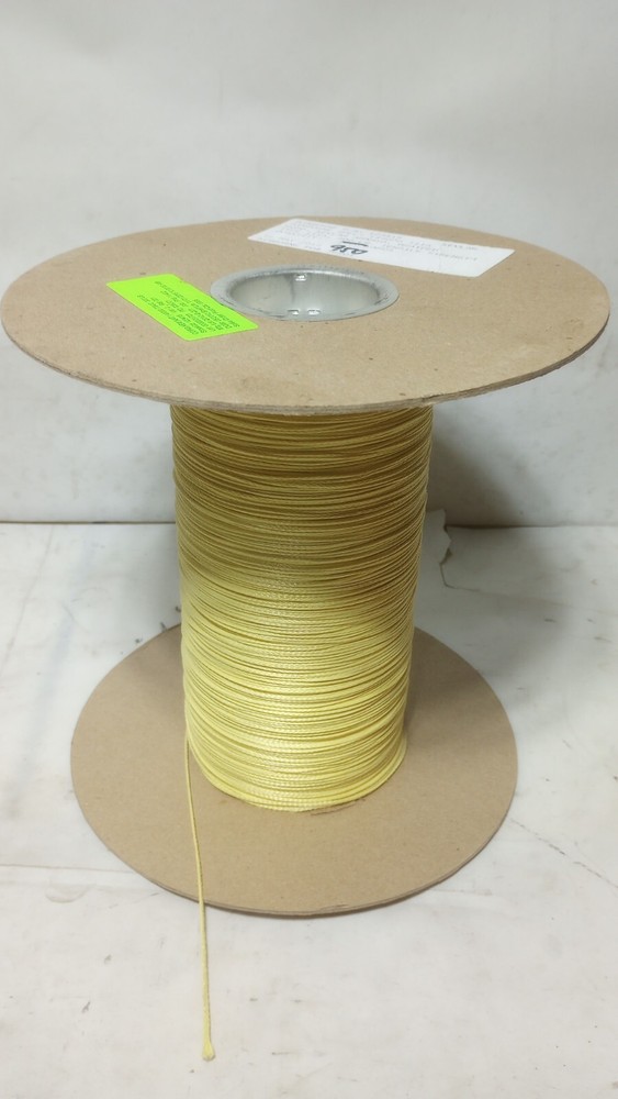 891 Yards of 149000 T3A Braided Cord Made with Kevlar 100% 3mm dia 300 lb.