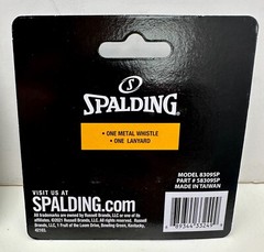 x3 Spalding Metal Whistle With Lanyard Model 8309SP