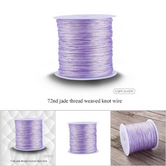 100M x 0.8mm Nylon Chinese Knot Cord Rattail Macrame Thread String