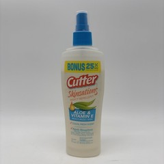 6 Cutter Skinsations Mosquito Insect Repellent Pump Spray Aloe Vitamin E 7.5 oz