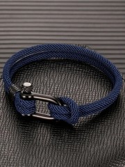 Survival Bracelet for Men Women U Shape Emergency Paracord Rope 316L Buckle