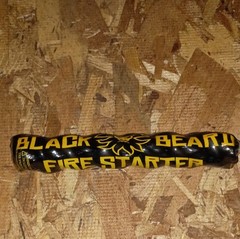 Black Bear Fire Starter Black Yellow Made in the USA