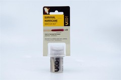 UCO SURVIVAL HURRICANE MATCH KIT W/ 20 MATCHES – Brand New