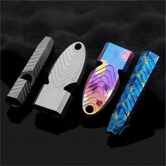 Titanium Emergency Whistle EDC Safety Survival Whistle Outdoor Pet Training Gift