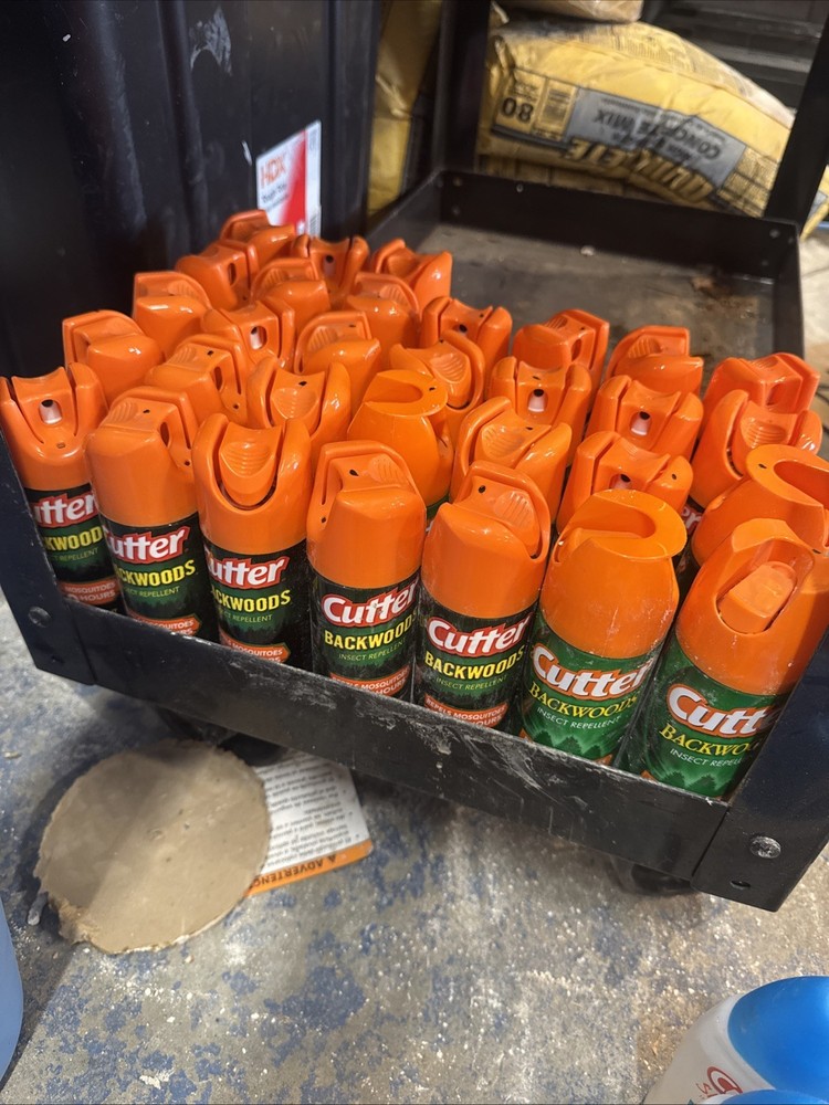 Lot of 5 Cans – Cutter Backwoods Insect Repellent 6oz Aerosol Bug Spray