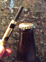 30-06 Bullet Fire starter Bottle opener whistle Ferro Rod Credit card knife tool