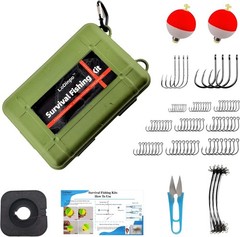 Mini Survival Fishing Kit Small Emergency Fishing TackleBox Pocket Outdoor Fishi