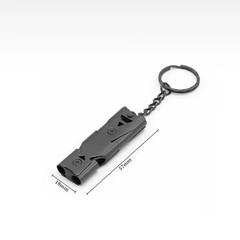 150DB Double Tube High-Frequency High Decibel Survival Whistle Outdoor Rescue St