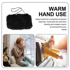 Hand Warmer Bag Portable Hands Muff Hanging Warmer Muff Polyester