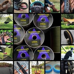 550 Paracord Rope 4mm 550lb 7 Strand Outdoor Camping Survival Cord