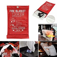 ISOP Fire Blanket 47 70 Inches Fire Retardant Blanket Heavy Duty Emergency