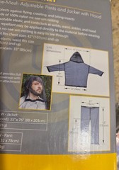 New! Size L/XL UST Net Pants & Jacket No See Um Misquito Headnet