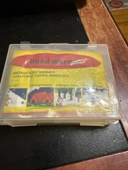 Vintage GOLFERS SURVIVAL KIT For Golf Bag Poncho Hand Warmers Tees