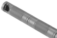 5 in 1 Compact Survival Tool Matte Grey Compass Punch Striker Flint Whistle