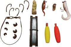 Survival Fishing Kit Basic Emergency Tactical Compact