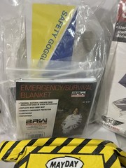 Stealth Angel Red Emergency Survival Bug Out Bag Kit -food , Water,Radio,Shelter