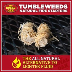 Royal Oak Tumbleweeds All Natural Fire Starter Charcoal Firestarter for Grill…