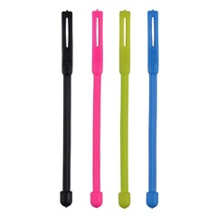 Nite Ize 4-Pack Gear Tie Cordable Twist Tie, 3″ – Assorted Colors (12-Pack)