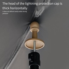 Outdoor Protection Cap Set for Tent Poles Lightweight and Convenient to Use