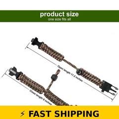 Smithok Paracord Survival Bracelet 4-Pack Adjustable Tactical Accessories