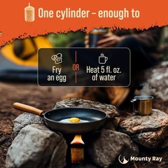 Portable Campfire 24 pcs up to 20 Min Burn Each Emergency Fire Starters