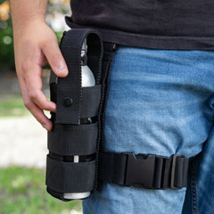 Police Magnum Drop Leg Holster (ONLY) Heavy Duty Ballistic Nylon-Left/Right Leg