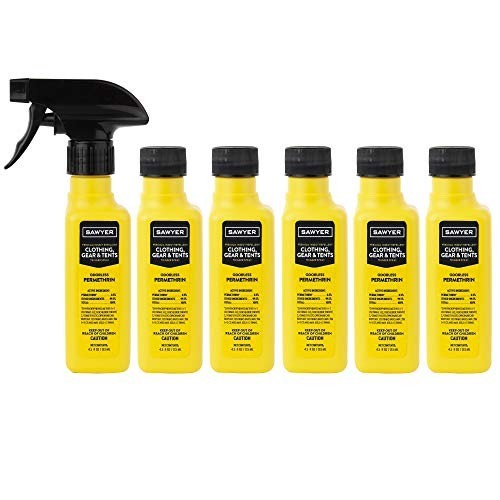 Permethrin Insect & Tick Repellent Spray for Clothing Gear Tents Fabric 6 Weeks