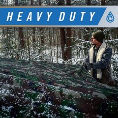 Heavy Duty Waterproof Tent Tarp Survival Shelter Camo Bushcraft Hammock Camping